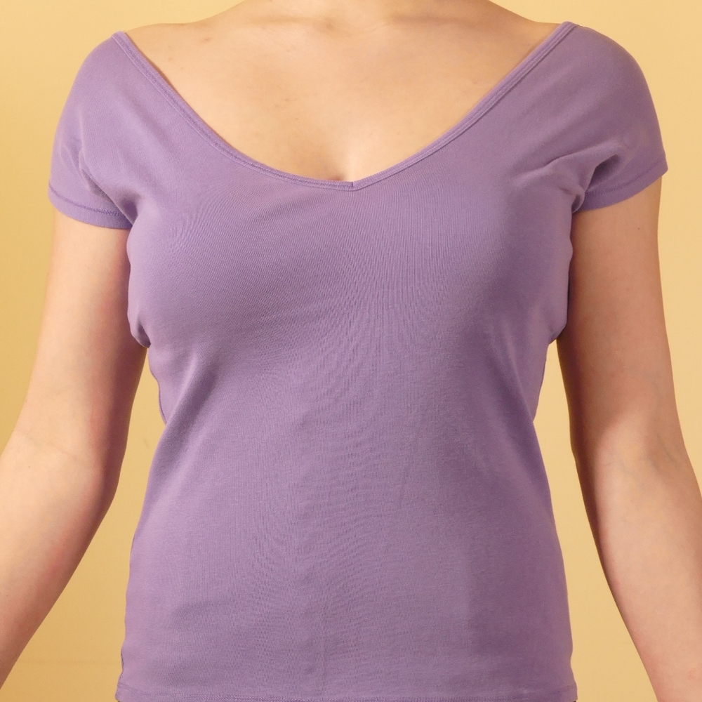 Victoria's Secret Deep V-neck T-shirt